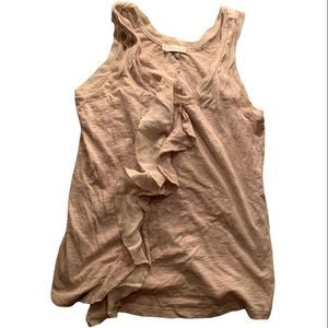 NORDSTROM HINGE Classy Casual Neutral Flowy Tank Top